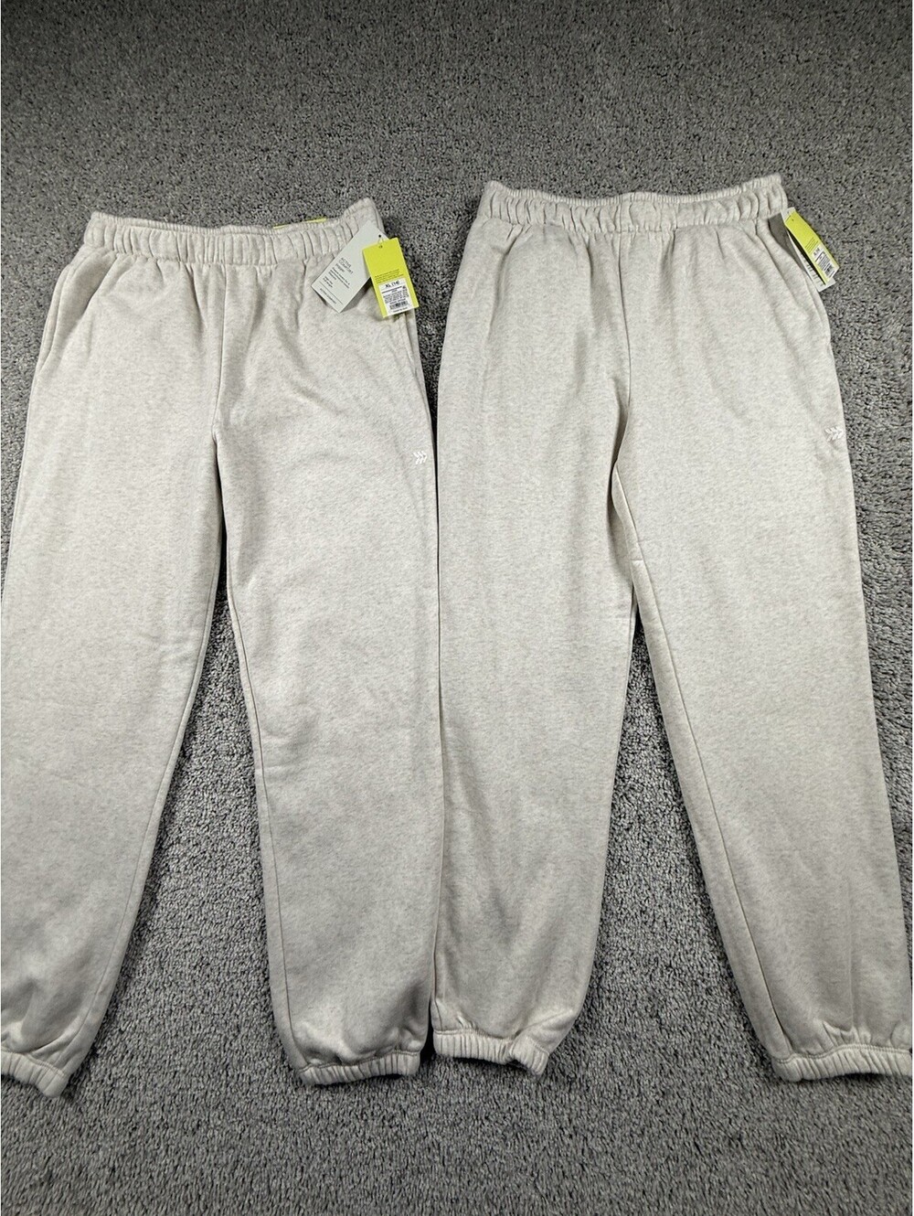 NWT All In Motion Youth XL 14 Sweatpants Beige Pack Of 2